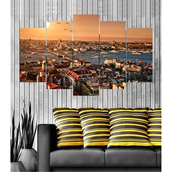 Wall Frames 5 Pieces Set Canvas - Digitally Printed Wall Canvas  post-140
