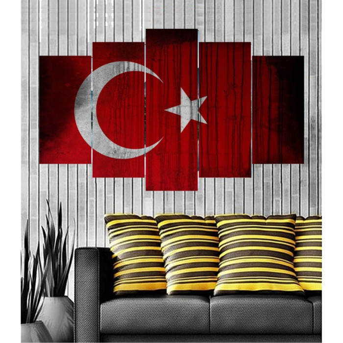 Wall Frames 5 Pieces Set Canvas - Digitally Printed Wall Canvas  post-142