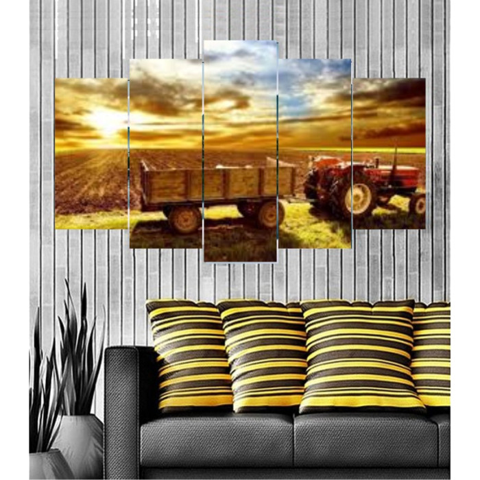 Wall Frames 5 Pieces Set Canvas - Digitally Printed Wall Canvas  post-148
