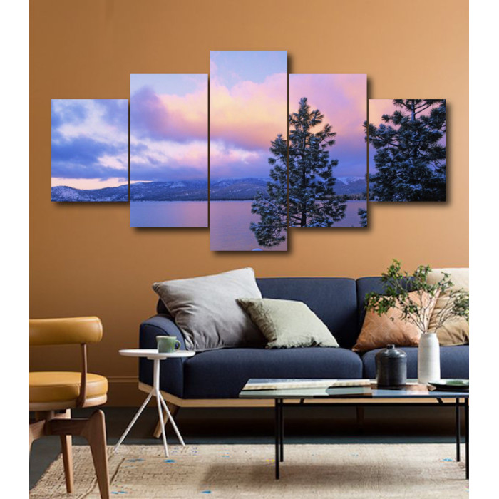 Wall Frames 5 Pieces Set Canvas - Digitally Printed Wall Canvas  post-152