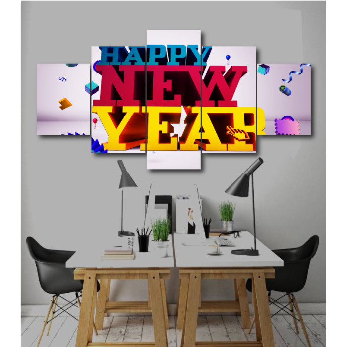 Wall Frames 5 Pieces Set Canvas - Digitally Printed Wall Canvas  post-158