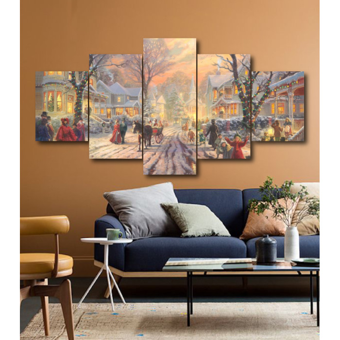 Wall Frames 5 Pieces Set Canvas - Digitally Printed Wall Canvas  post-162