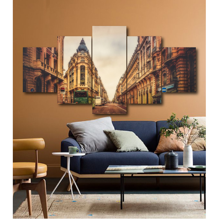 Wall Frames 5 Pieces Set Canvas - Digitally Printed Wall Canvas  post-166