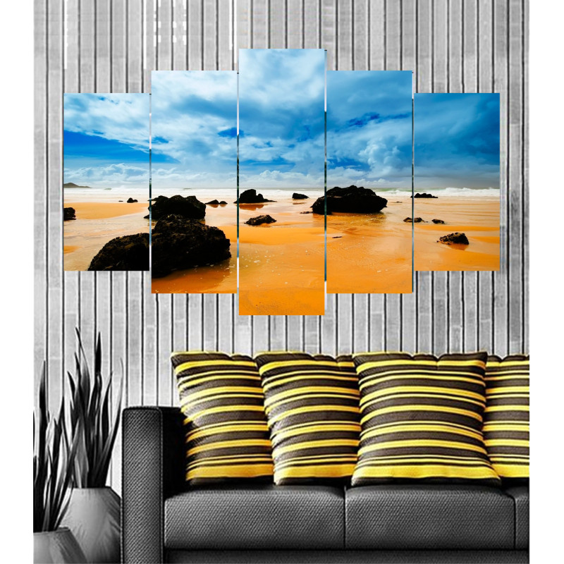 Wall Frames 5 Pieces Set Canvas - Digitally Printed Wall Canvas Frames post-17