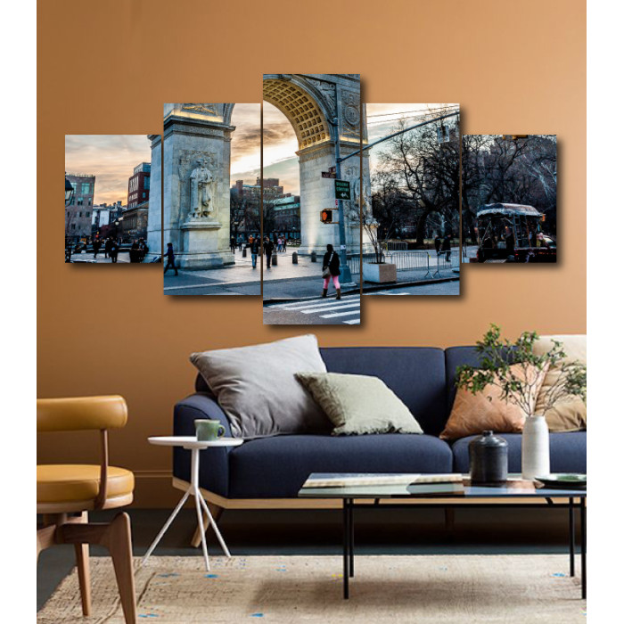Wall Frames 5 Pieces Set Canvas - Digitally Printed Wall Canvas  post-173