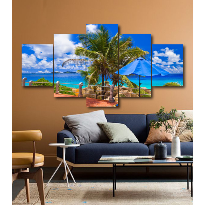 Wall Frames 5 Pieces Set Canvas - Digitally Printed Wall Canvas  post-177