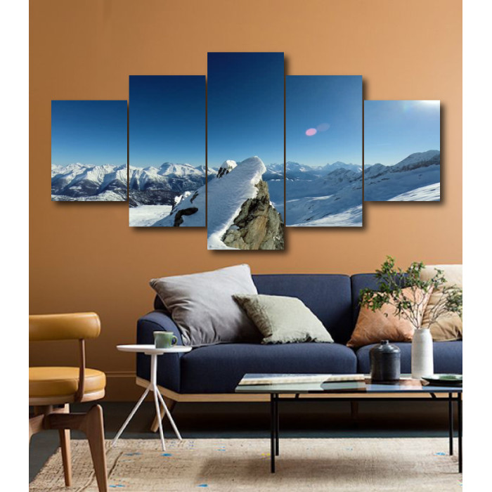 Wall Frames 5 Pieces Set Canvas - Digitally Printed Wall Canvas  post-181