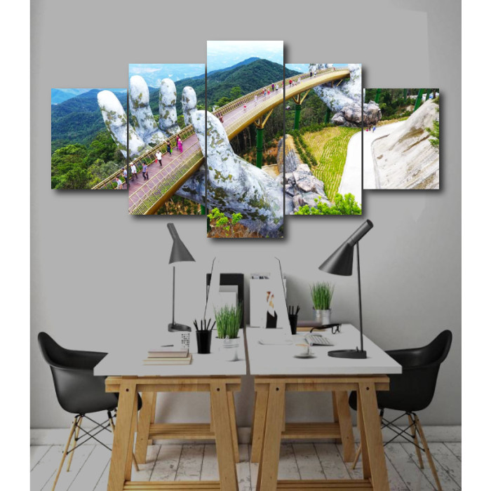 Wall Frames 5 Pieces Set Canvas - Digitally Printed Wall Canvas  post-209 Wall Frames 5 Pieces Set Canvas - Digitally Printed Wall Canvas  post-209