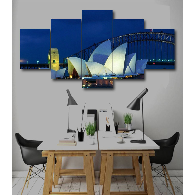 Wall Frames 5 Pieces Set Canvas - Digitally Printed Wall Canvas  post-237