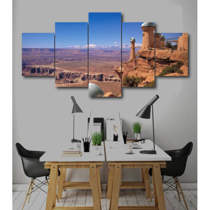 Wall Frames 5 Pieces Set Canvas - Digitally Printed Wall Canvas  post-249