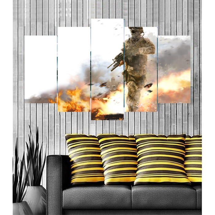 Wall Frames 5 Pieces Set Canvas - Digitally Printed Wall Canvas  post-25