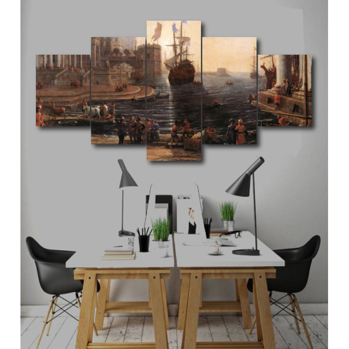 Wall Frames 5 Pieces Set Canvas - Digitally Printed Wall Canvas  post-252 Wall Frames 5 Pieces Set Canvas - Digitally Printed Wall Canvas  post-252