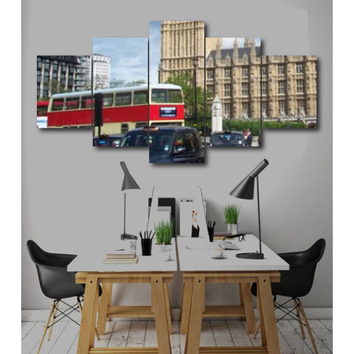 Wall Frames 5 Pieces Set Canvas - Digitally Printed Wall Canvas  post-254 Wall Frames 5 Pieces Set Canvas - Digitally Printed Wall Canvas  post-254
