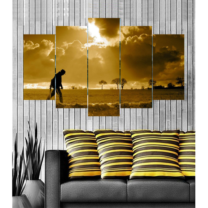 Wall Frames 5 Pieces Set Canvas - Digitally Printed Wall Canvas  post-26 Wall Frames 5 Pieces Set Canvas - Digitally Printed Wall Canvas  post-26