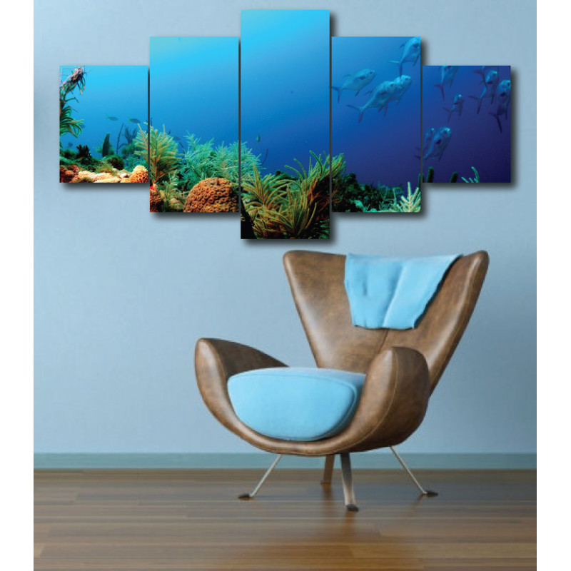 Wall Frames 5 Pieces Set Canvas - Digitally Printed Wall Canvas  post-275