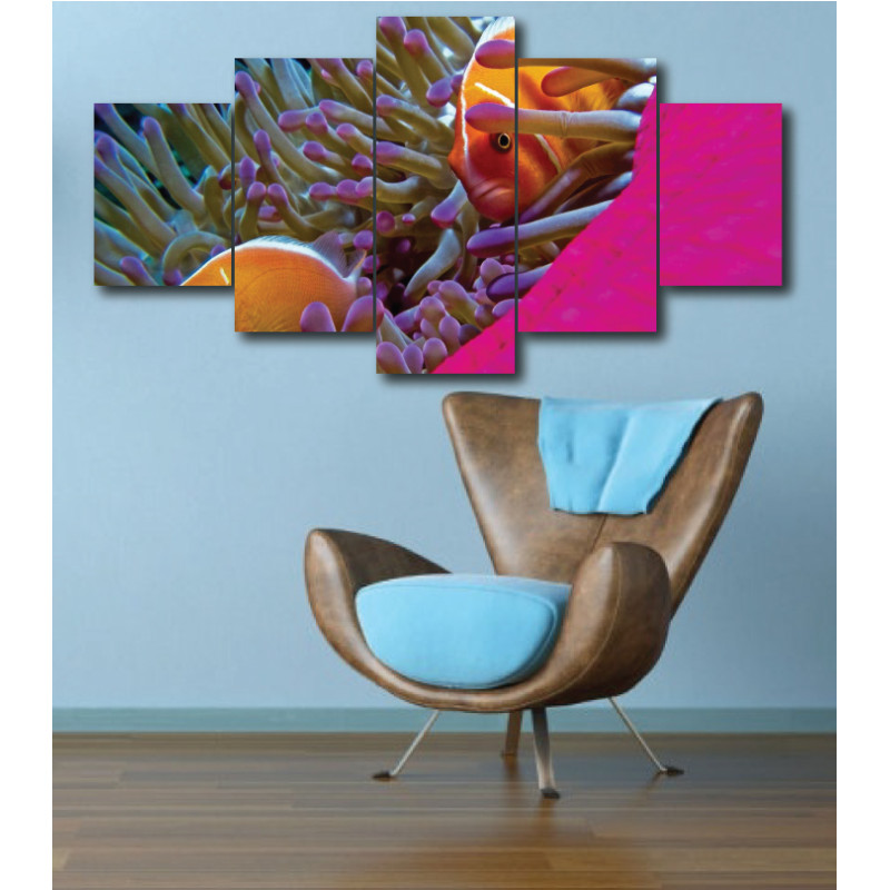 Wall Frames 5 Pieces Set Canvas - Digitally Printed Wall Canvas  post-279