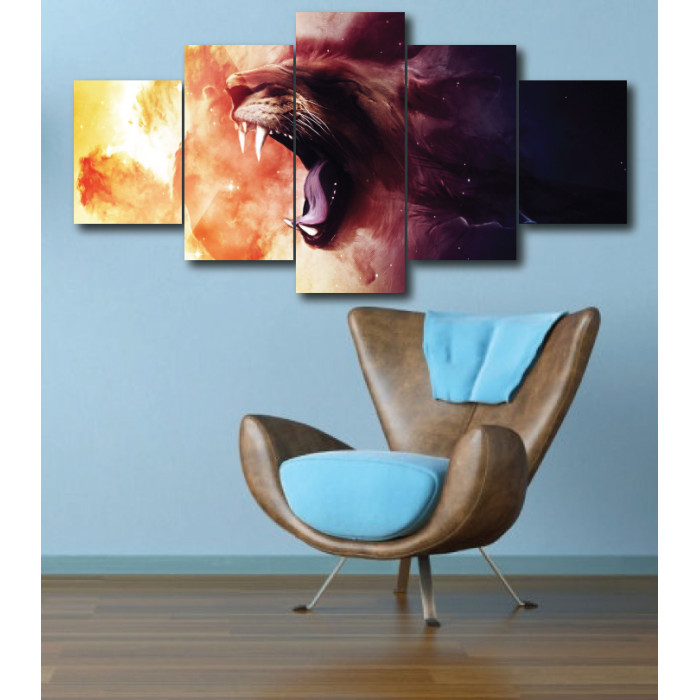 Wall Frames 5 Pieces Set Canvas - Digitally Printed Wall Canvas  post-289