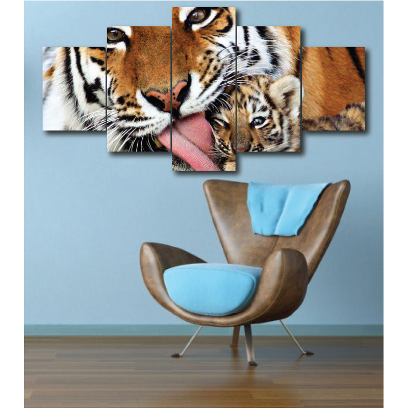 Wall Frames 5 Pieces Set Canvas - Digitally Printed Wall Canvas  post-293