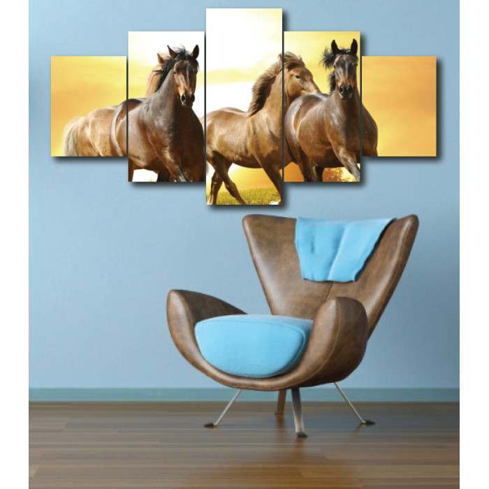 Wall Frames 5 Pieces Set Canvas - Digitally Printed Wall Canvas  post-295