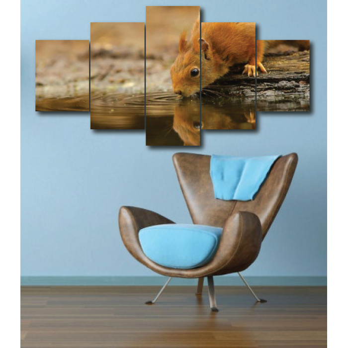 Wall Frames 5 Pieces Set Canvas - Digitally Printed Wall Canvas  post-296