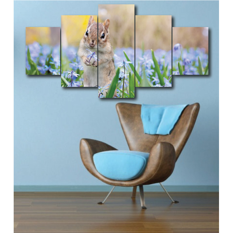 Wall Frames 5 Pieces Set Canvas - Digitally Printed Wall Canvas  post-299