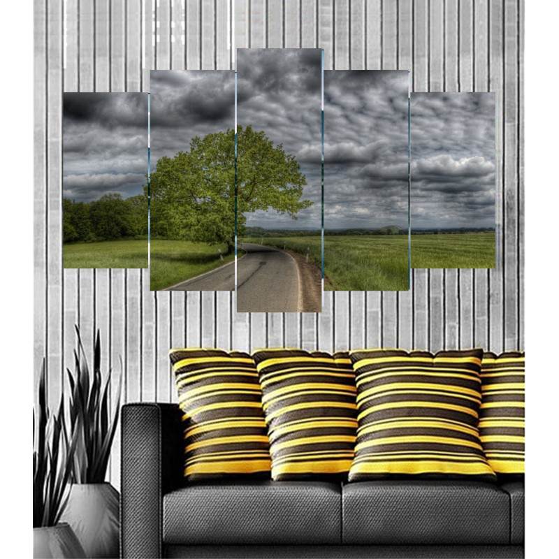 Wall Frames 5 Pieces Set Canvas - Digitally Printed Wall Canvas  post-30