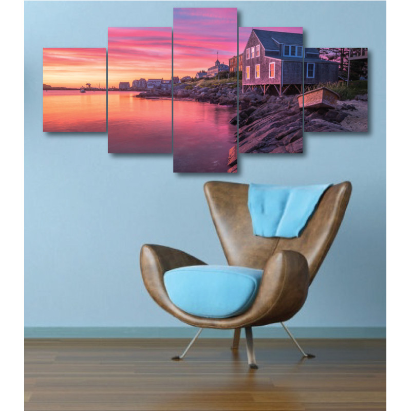 Wall Frames 5 Pieces Set Canvas - Digitally Printed Wall Canvas  post-304