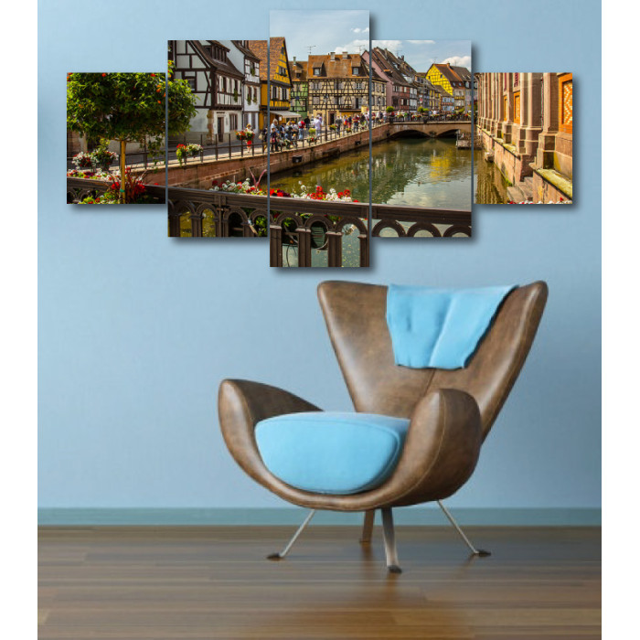 Wall Frames 5 Pieces Set Canvas - Digitally Printed Wall Canvas  post-312