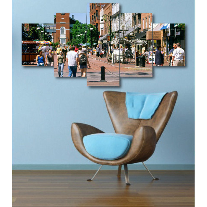 Wall Frames 5 Pieces Set Canvas - Digitally Printed Wall Canvas  post-317
