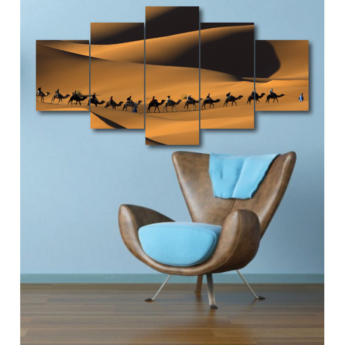 Wall Frames 5 Pieces Set Canvas - Digitally Printed Wall Canvas  post-327