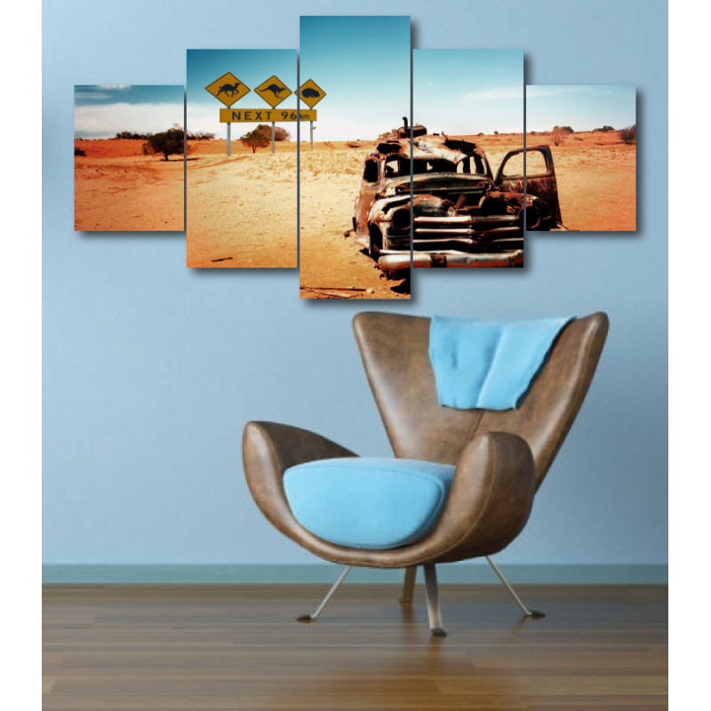 Wall Frames 5 Pieces Set Canvas - Digitally Printed Wall Canvas  post-331