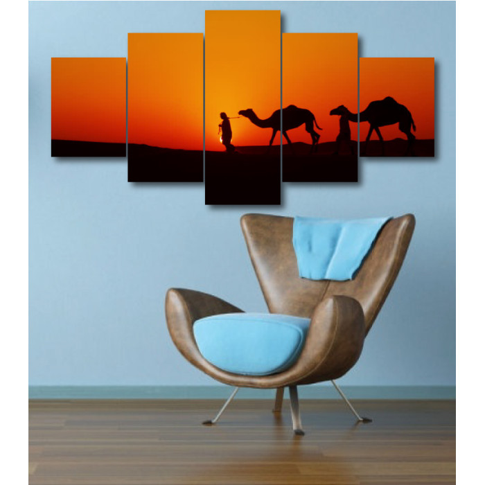Wall Frames 5 Pieces Set Canvas - Digitally Printed Wall Canvas  post-337