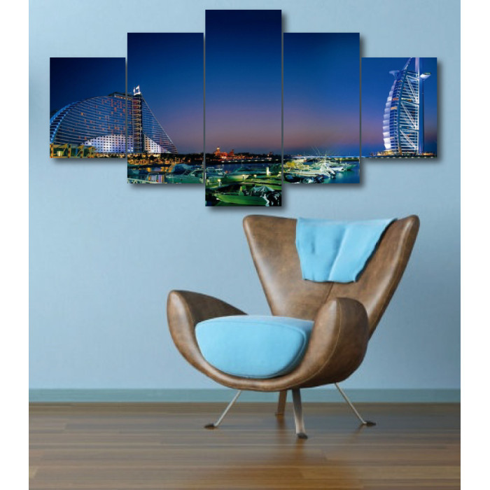 Wall Frames 5 Pieces Set Canvas - Digitally Printed Wall Canvas  post-339