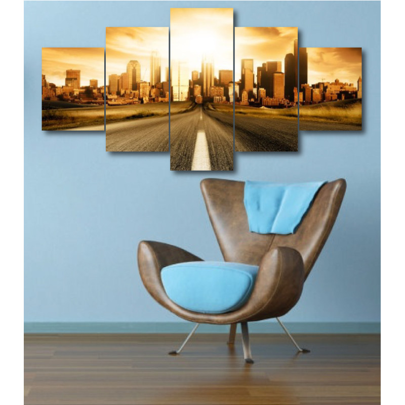 Wall Frames 5 Pieces Set Canvas - Digitally Printed Wall Canvas  post-341