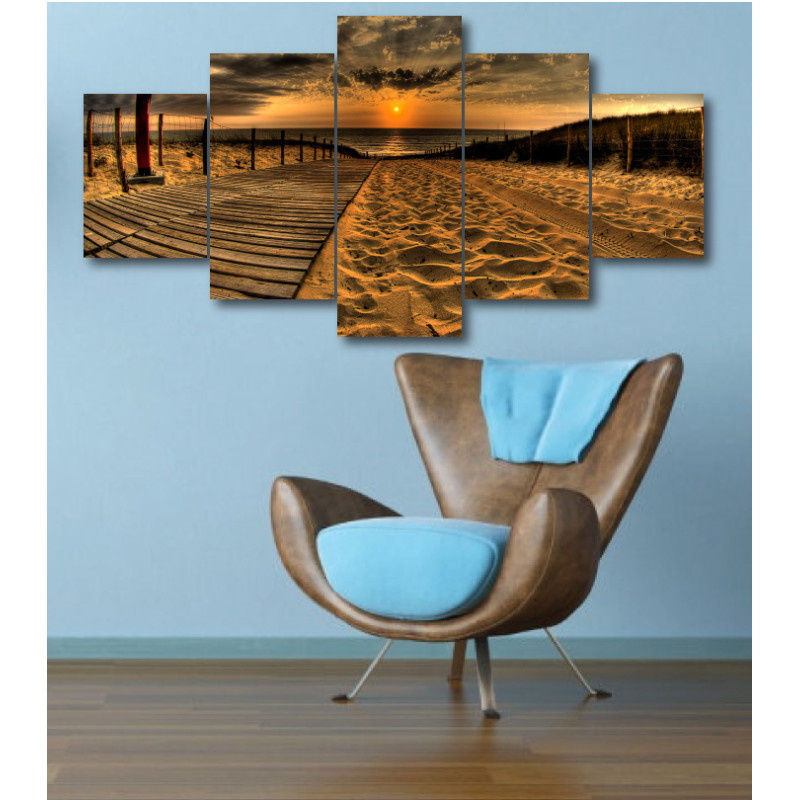 Wall Frames 5 Pieces Set Canvas - Digitally Printed Wall Canvas  post-342