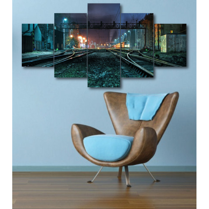 Wall Frames 5 Pieces Set Canvas - Digitally Printed Wall Canvas  post-345