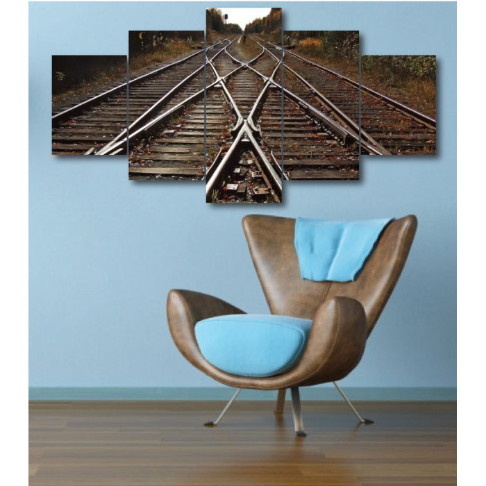 Wall Frames 5 Pieces Set Canvas - Digitally Printed Wall Canvas  post-347