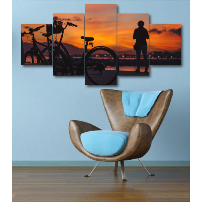 Wall Frames 5 Pieces Set Canvas - Digitally Printed Wall Canvas  post-349
