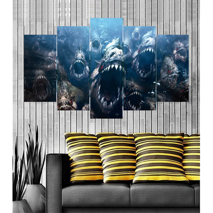 Wall Frames 5 Pieces Set Canvas - Digitally Printed Wall Canvas  post-35