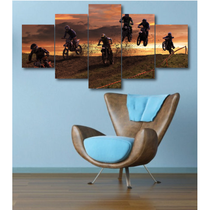 Wall Frames 5 Pieces Set Canvas - Digitally Printed Wall Canvas  post-350