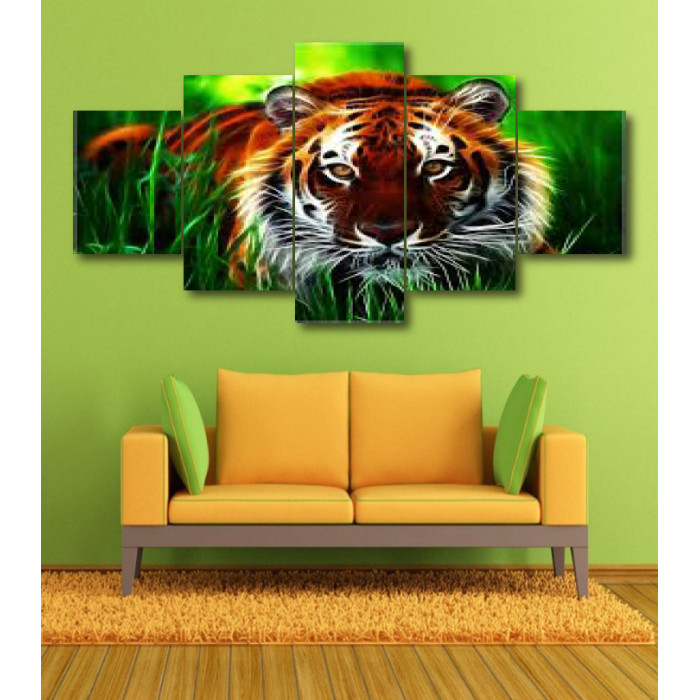 Wall Frames 5 Pieces Set Canvas - Digitally Printed Wall Canvas  post-352