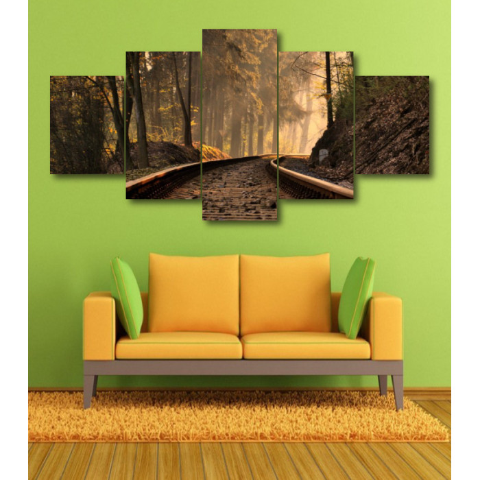 Wall Frames 5 Pieces Set Canvas - Digitally Printed Wall Canvas  post-353