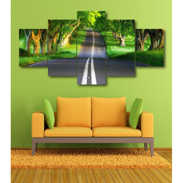 Wall Frames 5 Pieces Set Canvas - Digitally Printed Wall Canvas  post-356