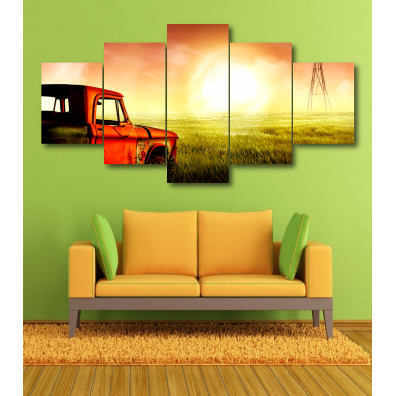 Wall Frames 5 Pieces Set Canvas - Digitally Printed Wall Canvas  post-360