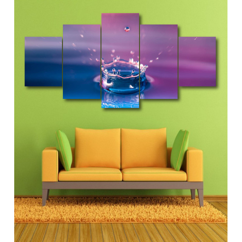 Wall Frames 5 Pieces Set Canvas - Digitally Printed Wall Canvas  post-361