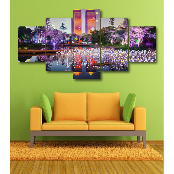 Wall Frames 5 Pieces Set Canvas - Digitally Printed Wall Canvas  post-362