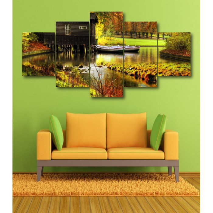 Wall Frames 5 Pieces Set Canvas - Digitally Printed Wall Canvas  post-363