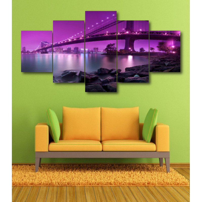 Wall Frames 5 Pieces Set Canvas - Digitally Printed Wall Canvas  post-368