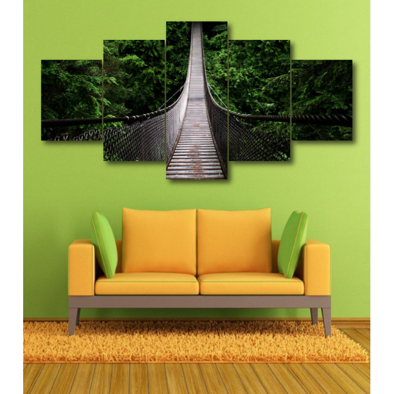 Wall Frames 5 Pieces Set Canvas - Digitally Printed Wall Canvas  post-369