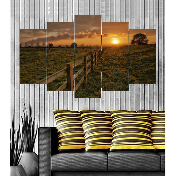 Wall Frames 5 Pieces Set Canvas - Digitally Printed Wall Canvas  post-37